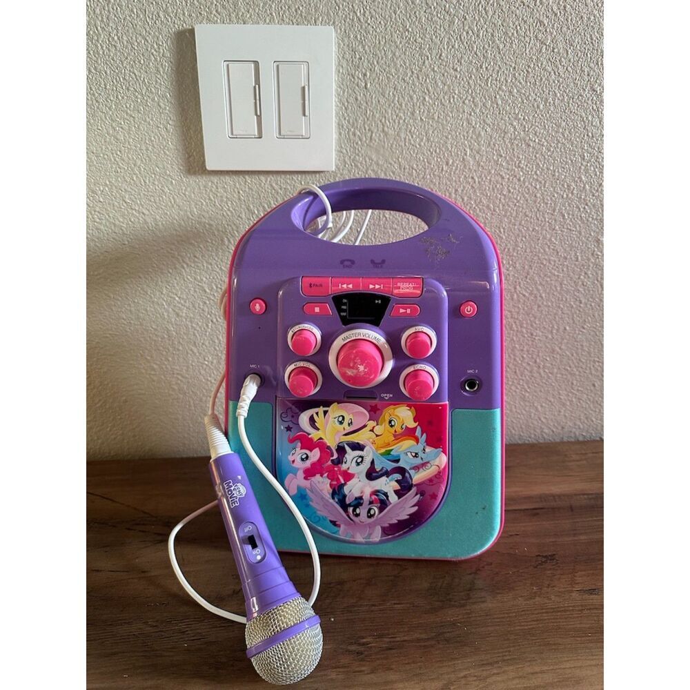My Little Pony Karaoke Machine with Microphone and Musical CD 13"